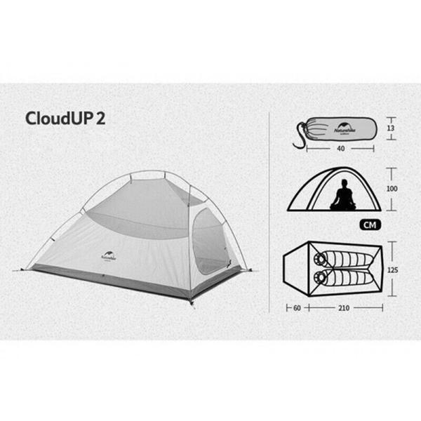 Imagem de Barraca Naturehike Cloud Up 2X Ultralight