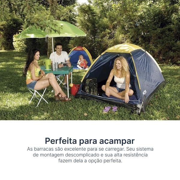 Imagem de Barraca P/ 2 Pessoas Acampamento Camping Fácil de Montar MOR