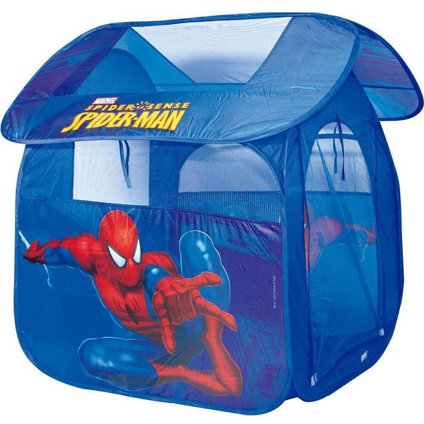 Imagem de Barraca Toca Infantil Portátil Casa Homem Aranha 100x93x79cm