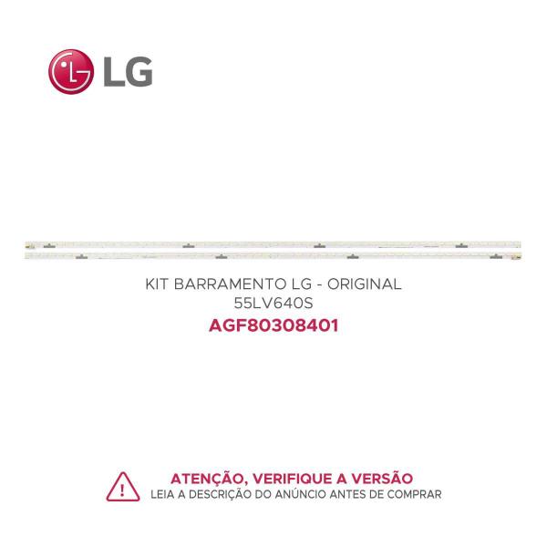 Imagem de Barramento Led LG Original Completo AGF80308401 55LV640S