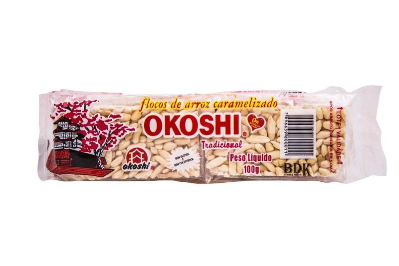 Imagem de Barras de Arroz Caramelizado 100g Okoshi