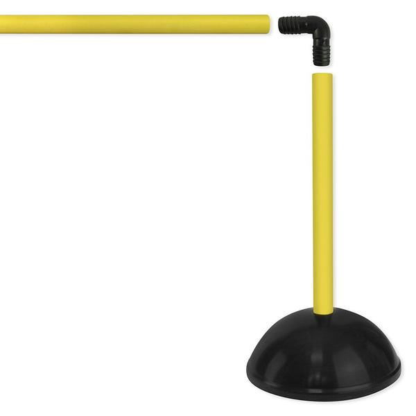 Imagem de Barreira de Salto de Plástico - 20cm - Preto/Amarelo