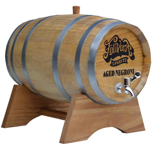 Barril De Carvalho 10 Litros Para Cachaça Whisky Cromo - WOOD E-COMMERCE Imagem de Barril De Carvalho 10 Litros Para Cachaça Whisky Cromo