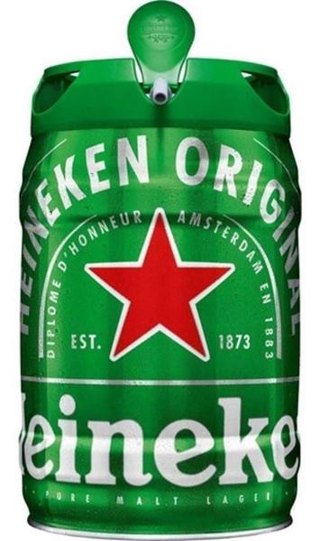 Imagem de Barril De Cerveja Heineken - 5 Litros - Gelagem Rápida