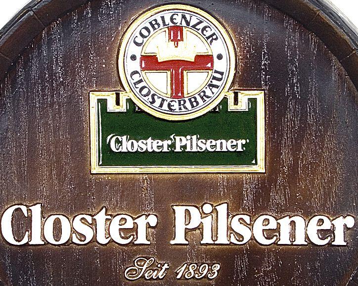 Imagem de Barril decorativo de parede - Closter Pilsener Cerveja