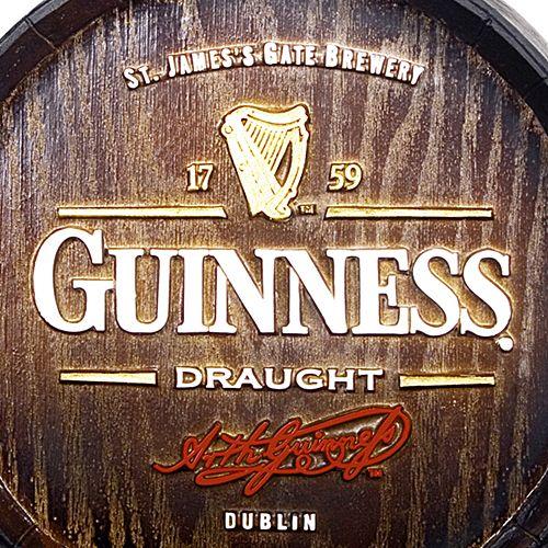 Imagem de Barril decorativo de parede - Guinness Cerveja