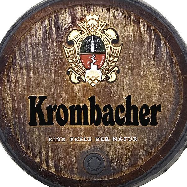 Imagem de Barril decorativo de parede - Krombacher Cerveja