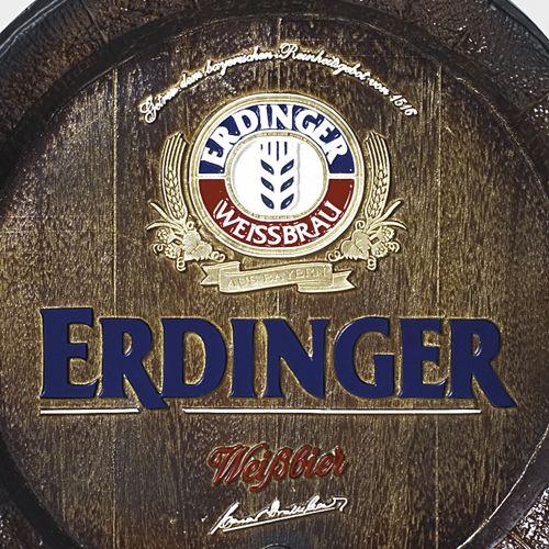 Imagem de Barril decorativo grande em Fibra - Erdinger Cerveja