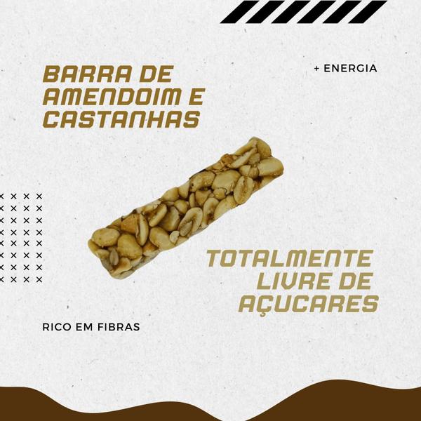 Imagem de Barrinha Amendoim e Castanhas E'nuts Original Nativo 6 Un