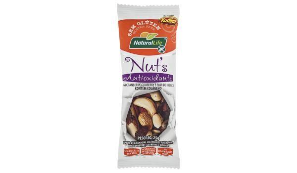 Imagem de BARRINHA DE NUTS SABOR CRANBERRY S/ GLUTEN KOD ILAR 24 x 25g