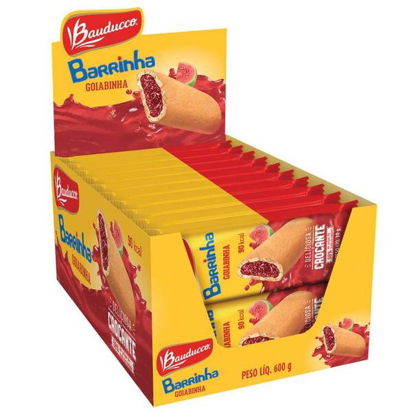 Barrinha Goiabinha Bauducco Display C/20X30G Imagem de Barrinha Goiabinha Bauducco Display C/20X30G