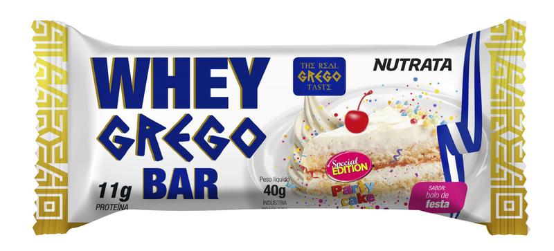 Imagem de Barrinha Whey Grego Bar Display C/12 Un Nutrata