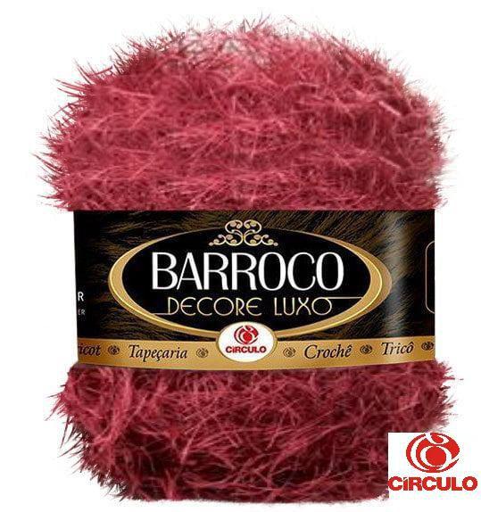 Imagem de Barroco Decore Luxo Peludo Espessura N 6 Círculo 180 metros e 280 gramas Barbante para Crochê e Tricô