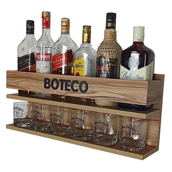 Imagem de Barzinho De Parede - Boteco - 60 X 26 Nogueira