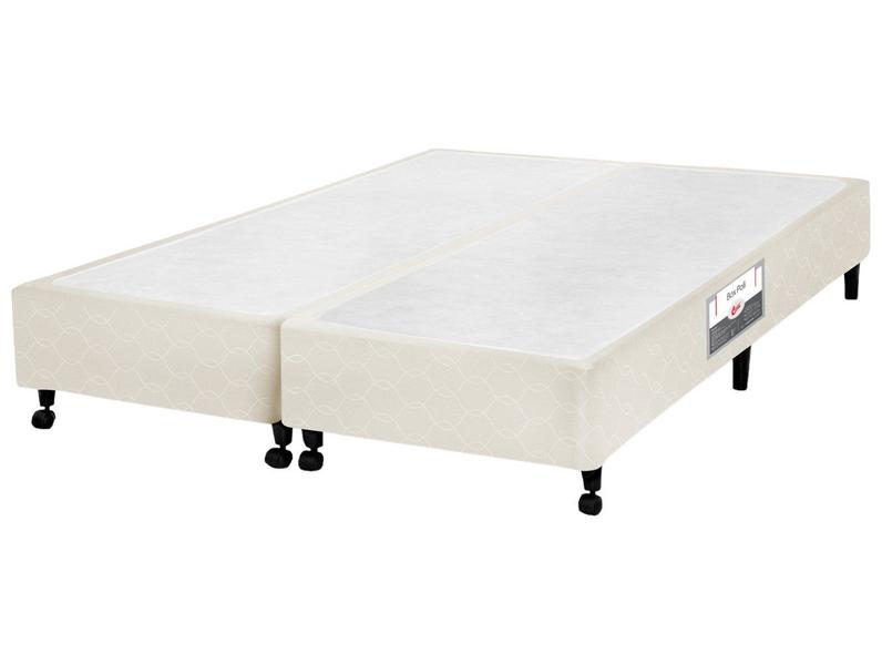 Base Cama Box King Castor 27x193x203cm Poli Base Cama Box King Castor 27x193x203cm Poli