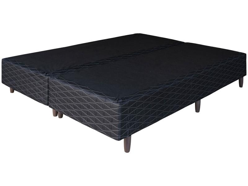 Base Cama Box Queen Umaflex Bipartida - 156x38x198cm Duomo Base Cama Box Queen Umaflex Bipartida - 156x38x198cm Duomo