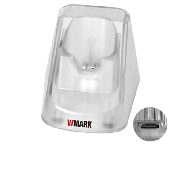 Imagem de Base Carregador Bivolt Maquina Cs02 Transparente Wmark Ng108