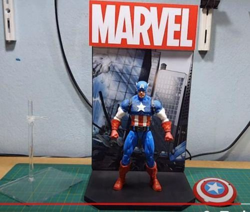 Imagem de Base Cenário Suporte Para Action Figure Marvel Legends