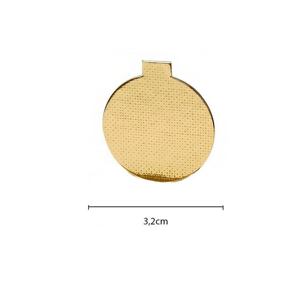 Base Class para Doce Redonda - Ouro - 3,2cm - 25 unidades - Stalden - Rizzo Imagem de Base Class para Doce Redonda - Ouro - 3,2cm - 25 unidades - Stalden - Rizzo
