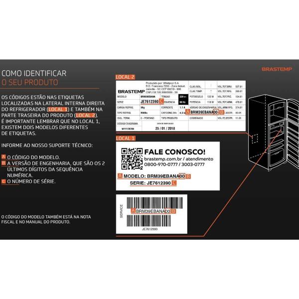 Imagem de Base Da Dobradiça Lavadora De Roupas Brastemp BWG11 BWG12- W10413648