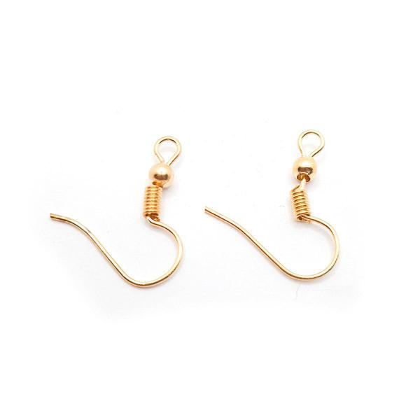 Base de Brinco Anzol Metal Dourado 18mm 50pçs 15g - Macall Imagem de Base de Brinco Anzol Metal Dourado 18mm 50pçs 15g