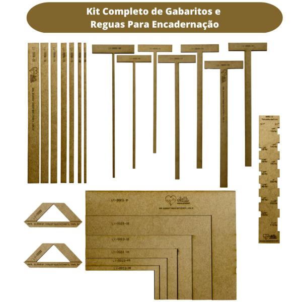 Imagem de Base de Corte 45x30 Kit Scrapbook Cartonagem Gabaritos WireO Alicate Para Aplica Ilhos Jogo de Estilete Régua 30cm Dobradeira Vincador