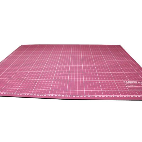 Base de corte A2 60 x 45 Dupla Face Rosa p/ Patchwork Scrapbook Artesanato - WESTEPRESS Imagem de Base de corte A2 60 x 45 Dupla Face Rosa p/ Patchwork Scrapbook Artesanato