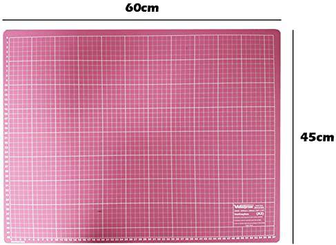 Base de corte A2 60 x 45 Dupla Face Rosa p/ Patchwork Scrapbook Artesanato - WESTEPRESS Imagem de Base de corte A2 60 x 45 Dupla Face Rosa p/ Patchwork Scrapbook Artesanato