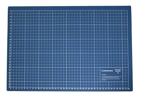 Imagem de Base De Corte A2 60x45 Azul Para Patchwork - Lanmax