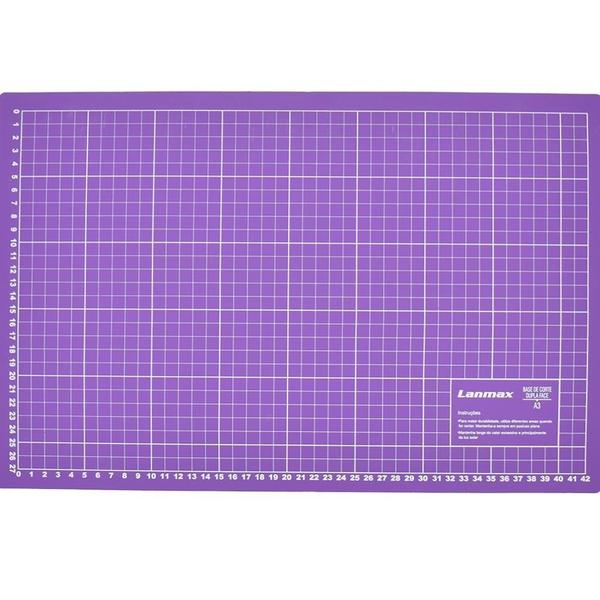 Imagem de Base de Corte Dupla Face Lanmax Roxo - 30x45cm