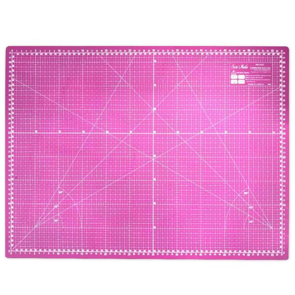 Imagem de Base De Corte Sew Mate 60x45cm Dupla Face Rosa