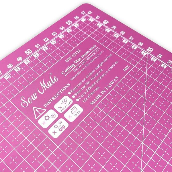 Imagem de Base De Corte Sew Mate 60x45cm Dupla Face Rosa