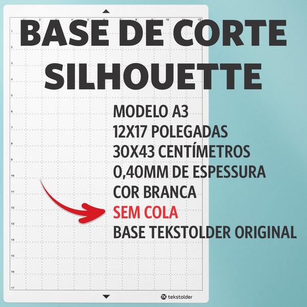 Imagem de Base De Corte Silhouette Cameo A3 Sem Cola - Tekstolder