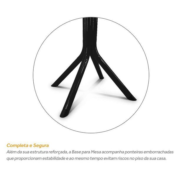 Imagem de Base de Mesa Bistro Turim para Tampos até 70cm