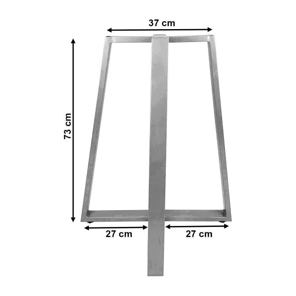 Imagem de Base De Mesa Gizé Tampos Pedra Vidro Madeira De 1m