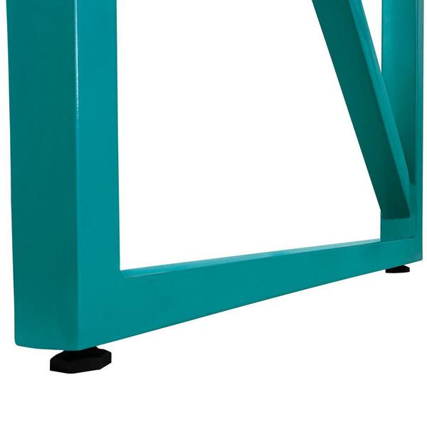 Imagem de Base de Mesa Jantar Estilo Industrial Hungria para Tampos de Madeira até 180cm x 90cm - Verde