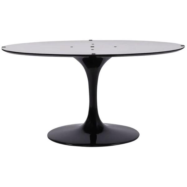 Imagem de Base de Mesa Jantar Saarinen Oval cor Preta para Tampo até 220cmx120cm - 51520