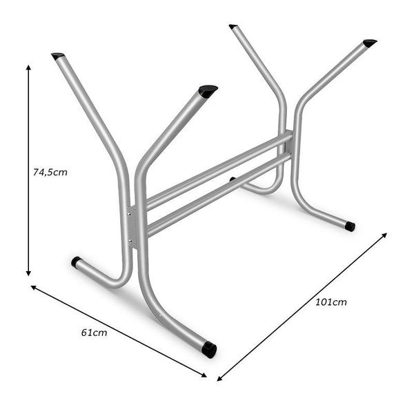 Imagem de Base de Mesa Retangular de Jantar P/ Tampos até 1,40 X 0,80m