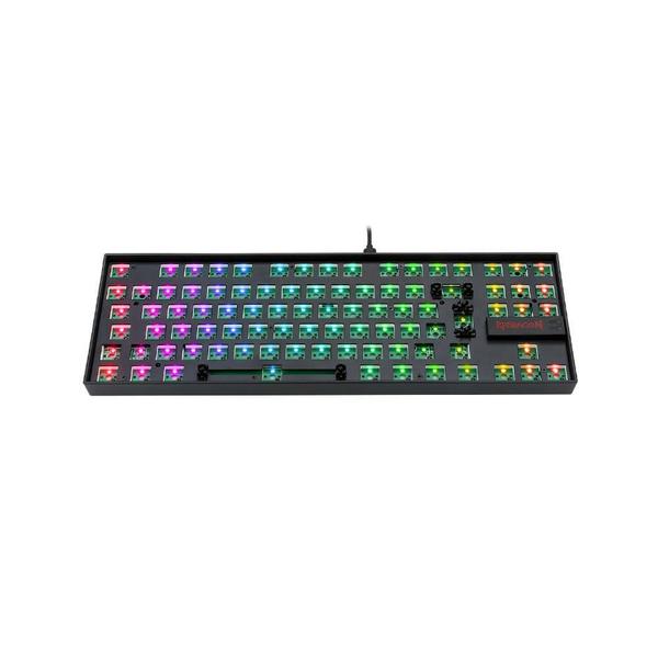 Imagem de Base De Teclado Redragon Kumara Barebone Preto Rgb Abnt2