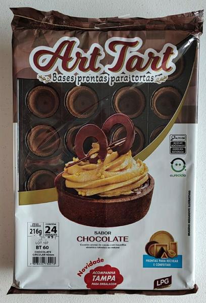 Base de Torta, Tortinha Chocolate Redonda 4cm c/72 und. - Art Tard Imagem de Base de Torta, Tortinha Chocolate Redonda 4cm c/72 und.
