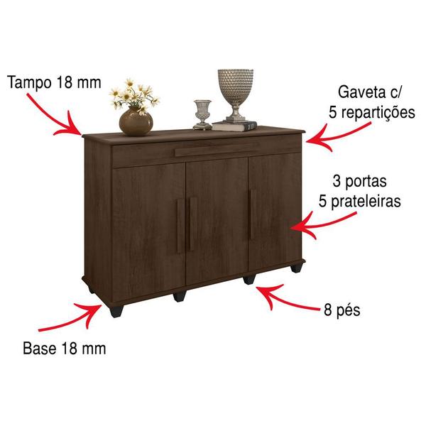 Imagem de Base Diamante 6 Lugares - RV Móveis  Observações: - Base de 25mm - Design moderno - Base com opçõe