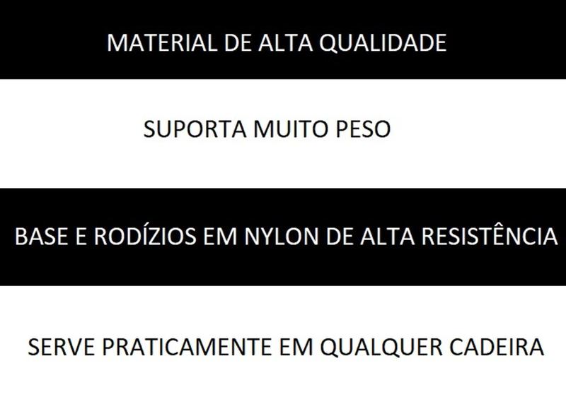 Imagem de Base Estrela Gamer Presidente para Cadeira com Rodízios em Nylon 325 mm