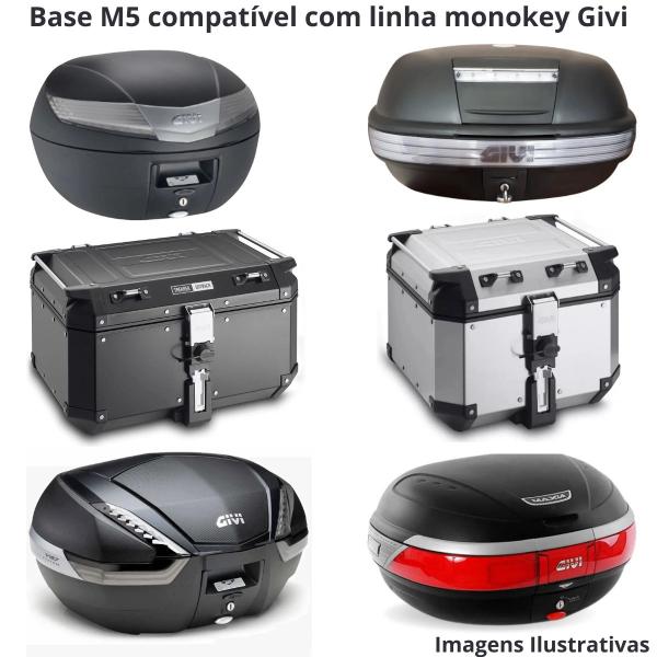 Imagem de Base Givi M5 + Suporte Báu Superior Africa Twin Crf1100l 21+