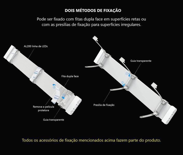 Imagem de Base Led AL300 Guia Cabos Fonte Argb 5v Flexível Coolmoon