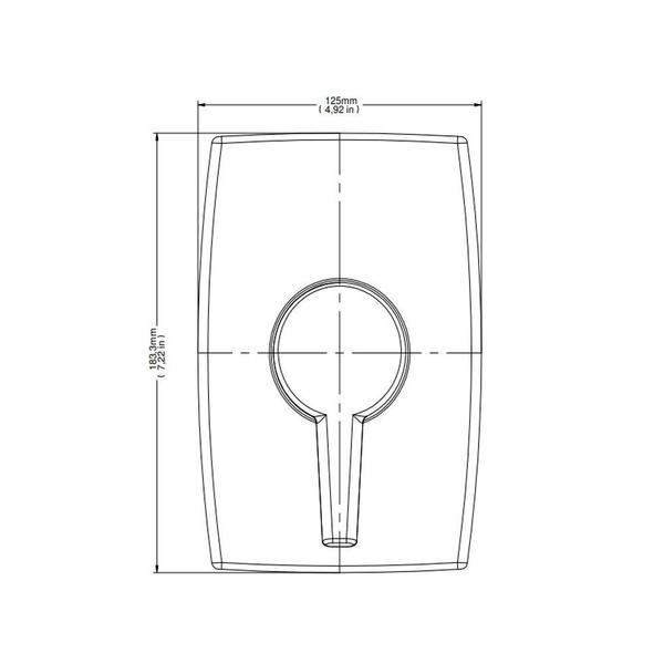 Base Misturador Monocomando BP Alta Vazão 3/4" + Acabamento Monocomando 3/4" AP/BP Alta Vazão Nexus - Docol Imagem de Base Misturador Monocomando BP Alta Vazão 3/4" + Acabamento Monocomando 3/4" AP/BP Alta Vazão Nexus