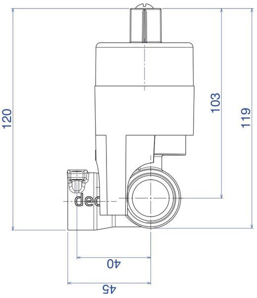 Imagem de Base Monocomando Chuveiro Deca Dn20 3/4 - 4493000