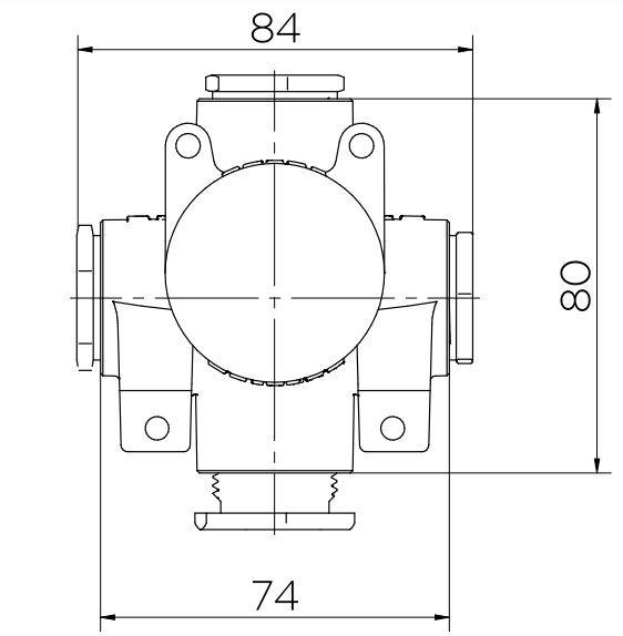 Imagem de Base Monocomando para Banheira ou Chuveiro Docol 1/2