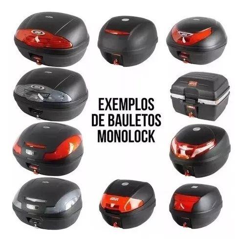 Imagem de Base para Baú Bauleto Givi Monolock E 33 35 45 47 Litros Z1543f Peças Reposição Moto Honda Yamaha