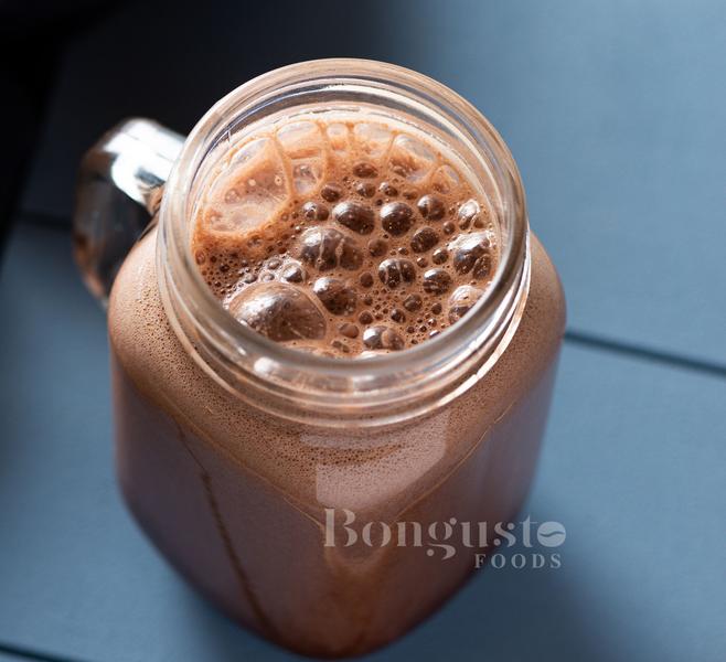Base para frapê sabor Chocolate pacote 1kg - Bongusto Imagem de Base para frapê sabor Chocolate pacote 1kg