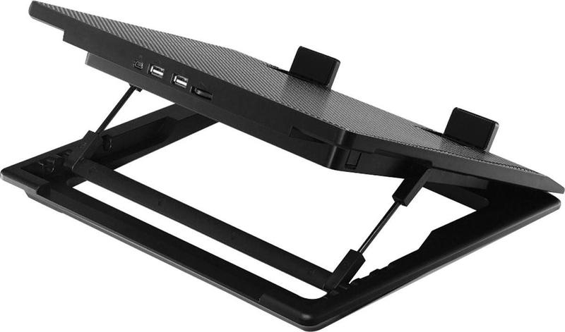 Imagem de Base Para Notebook 15,6 " Ergostand Lite Preta - 1 Fan 160mm - R9-nbs-eslk-gp